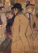 Henri  Toulouse-Lautrec Alfred la Guigne France oil painting artist